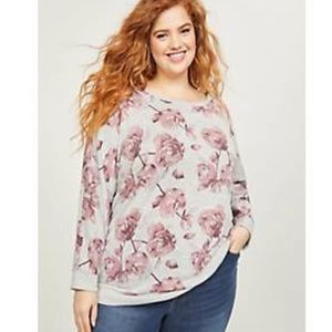 NWT Printed Softest Touch Dolman Top 22/24